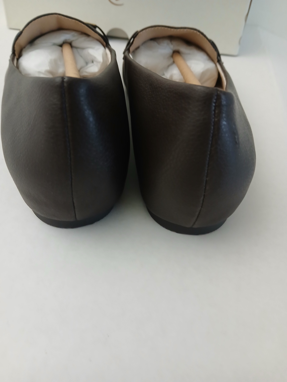 Life Stride Women's Dark Chocle Pointed Toe Loafers with Gold Accent $22 - Picture 6 of 10
